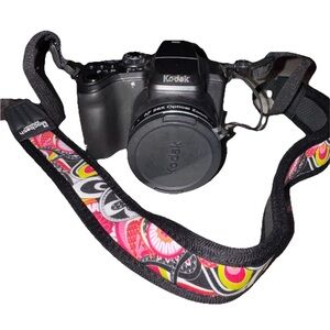Kodak Black Digital Camera with Colorful Strap